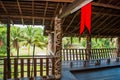 Traditional wooden houses in the Kuching to Sarawak Culture village. Malaysia Royalty Free Stock Photo