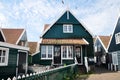 Traditional wooden houses in Marken, Netherlands