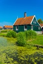 Traditional wooden homes near Amsterdam
