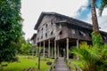 Traditional wooden houses Nelanau Yall Kuching Sarawak Culture village. Malaysia Royalty Free Stock Photo