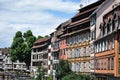 Traditional half timbered houses in Strasbourg, France Royalty Free Stock Photo