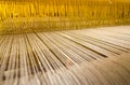 Traditional wooden loom for weaving Mexican rugs Royalty Free Stock Photo