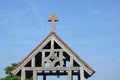 Traditional wooden lychgate Royalty Free Stock Photo