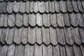 Traditional wooden roof tile Royalty Free Stock Photo