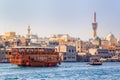 Traditional wooden ship carries tourists along the Bay Creek