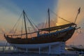 Traditional wooden ships in of Sur, Sultanate of Oman