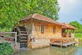 Traditional wooden water mill at country side of Serbia, Eastern Serbia, near Despotovac city,