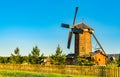 Traditional wooden windmill at Bolgar in Russia Royalty Free Stock Photo