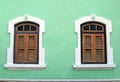 Traditional Wooden Window at Penang, Malaysia Royalty Free Stock Photo