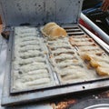 Traditional "pancong" cake from Java, Indonesia, which is made from rice flour, coconut milk