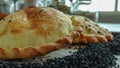 Traditional Yemeni salty baked cake/bread