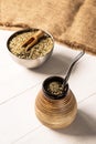 Yerba mate drink