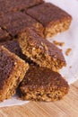 Traditional Yorkshire Parkin for Bonfire Night Royalty Free Stock Photo