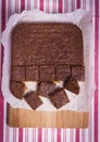 Traditional Yorkshire Parkin for Bonfire Night Royalty Free Stock Photo