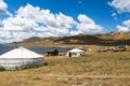 Traditional yurts in Mongolia