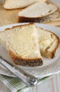 Traditionally baked white bread