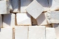 Traditionally manufactured soap win white cubes