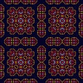 Traditionally, native looking seamless pattern