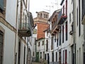 Traditionals buildings on jewish neighborhood in Hervas, Spain Royalty Free Stock Photo