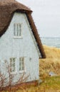 Traditionel reed roof houses at Darss peninsular at Baltic Sea Germany