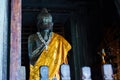 Traditionnal budha statue in Historic building in Angkor wat Thom Cambodia