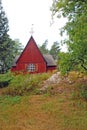 Traditionnal Finnish church Royalty Free Stock Photo