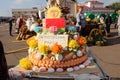 Traditions traditional festive wedding Russian Belarusian Slavic bread loaf close up