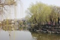 The tradtional bulding reflection on Lake(Jiaxing,China)