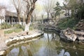 The tradtional bulding reflection on Lake(Jiaxing,China)