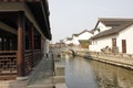 The tradtional bulding reflection on Lake(Jiaxing,China)