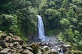 Trafalgar Falls at Dominica island, Caribbean Royalty Free Stock Photo