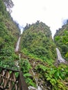 Trafalgar Falls, Trafalgar, Dominica, West Indies Royalty Free Stock Photo