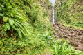 Trafalgar falls, Morne Trois Pitons National Park, Dominica Royalty Free Stock Photo