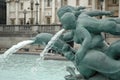 Trafalgar Fountain Royalty Free Stock Photo
