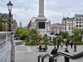 Trafalgar Square Rewild Installation Royalty Free Stock Photo