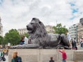 Trafalgar Square lion sculptures known as Landseer Lions
