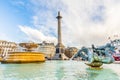 Trafalgar Square in London