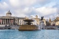 Trafalgar Square in London, United Kingdom Royalty Free Stock Photo