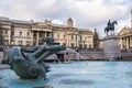 Trafalgar Square in London, United Kingdom Royalty Free Stock Photo