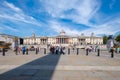 Trafalgar Square and the National Gallery on a summer day in London Royalty Free Stock Photo