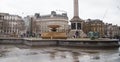 Trafalgar square national gallery, London February 2019 Royalty Free Stock Photo