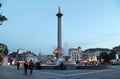 Trafalgar Square at Twilight Royalty Free Stock Photo