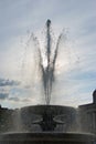 Trafalgar square water fountain Royalty Free Stock Photo