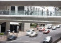 Traffic Along Busy Hong Kong Street