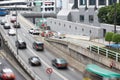 Traffic Along Busy Street