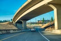 Traffic along Oregon Interstate, USA Royalty Free Stock Photo