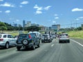 Traffic in Austin Texas Royalty Free Stock Photo
