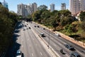 Traffic avenue city sao paulo Royalty Free Stock Photo