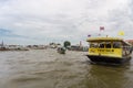 Traffic in the Bangkok river
