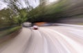 Traffic blur motions Royalty Free Stock Photo